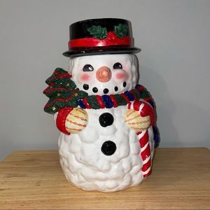 Ceramic Snowman Cookie Jar